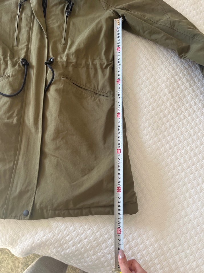 Zara Haki içi tüylü parka - Görsel 4