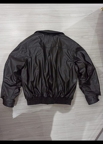 Bomber erkek deri ceket - Görsel 2