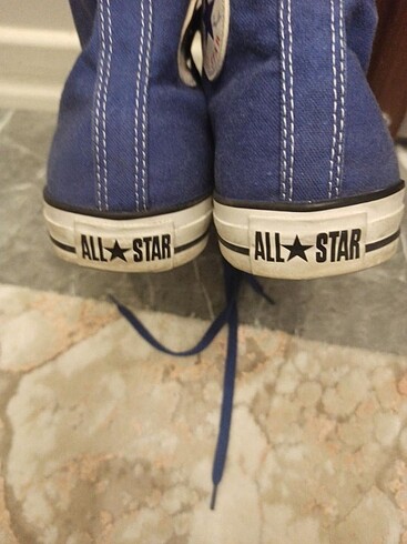 46 Beden mavi Renk Mavi converse 45 numara
