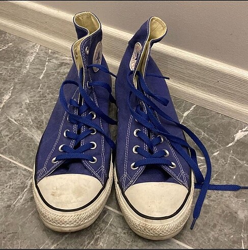 46 Beden Mavi converse 45 numara