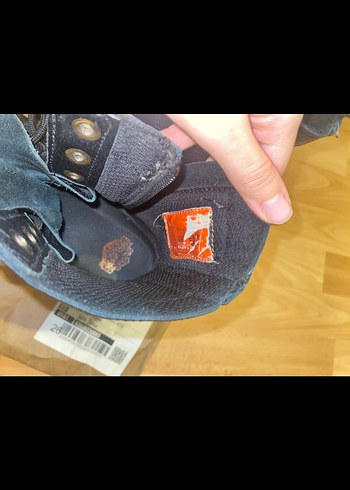 39 Beden siyah Renk Harley Davidson Siyah Deri Fermuarlı Postal Bot