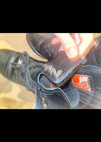 Harley Davidson Harley Davidson Siyah Deri Fermuarlı Postal Bot