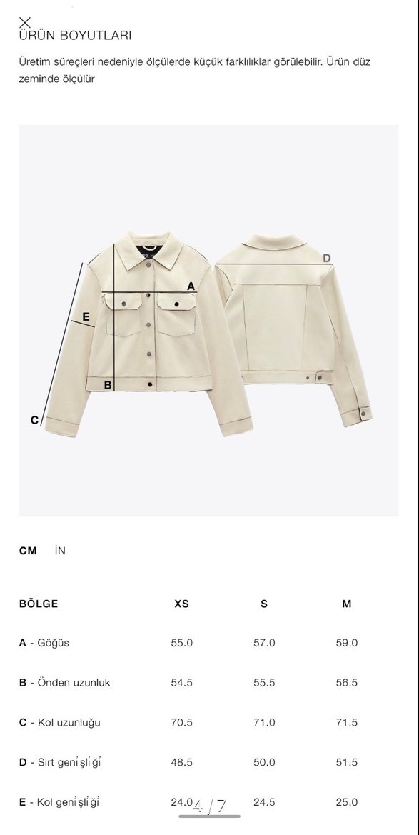 Zara Haki Ceket - Görsel 4