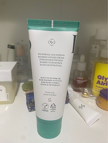 Diğer Purito Mighty Bamboo Panthenol Cream