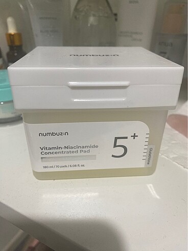 numbuzin toner pad + numbuzin serum