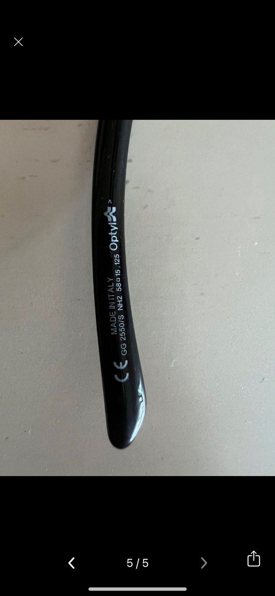 Gucci Vintage Gözlük - Görsel 5