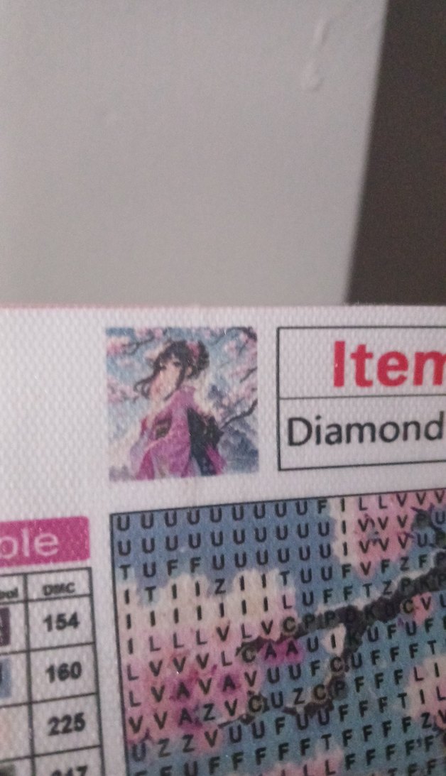 japon anime kız elmas boyama - Görsel 4