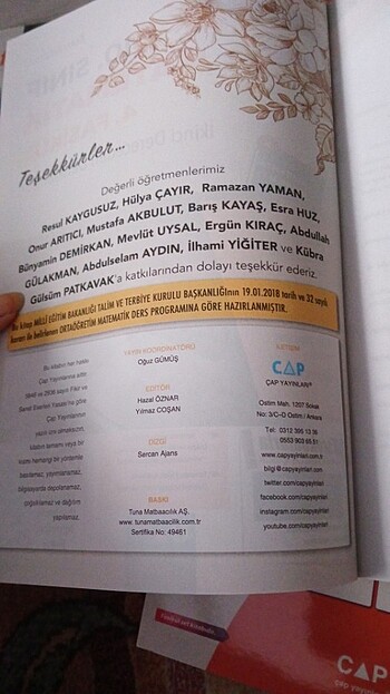 Cap yayinlari 10. Sinif matematik seti - Görsel 3