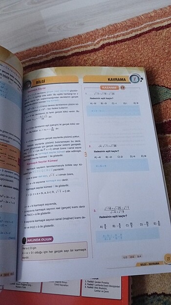 Cap yayinlari 10. Sinif matematik seti - Görsel 4