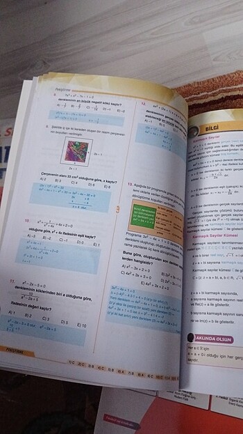 Cap yayinlari 10. Sinif matematik seti - Görsel 5