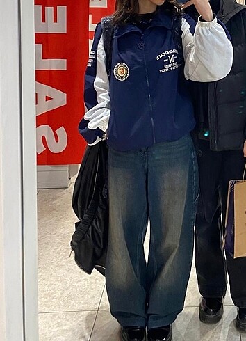 m Beden çeşitli Renk Bershka lacivert parasut ceket
