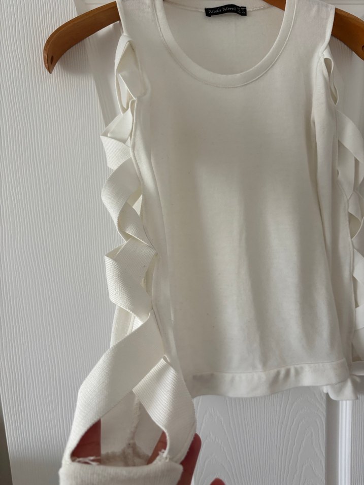 Ekru bluz - Görsel 2