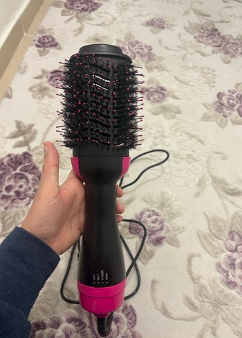 Pembe Renkli Saç Şekillendirici Fırça - Görsel 3