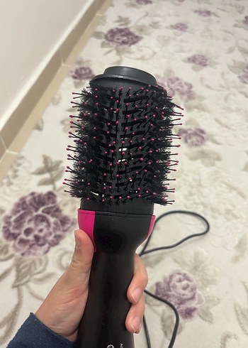 Pembe Renkli Saç Şekillendirici Fırça - Görsel 2