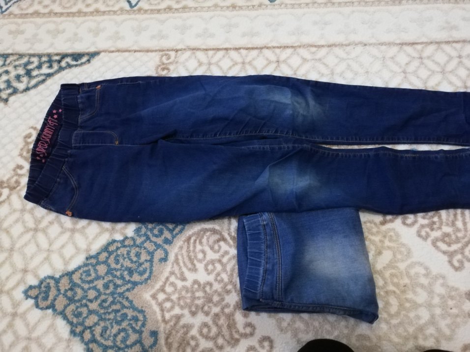 Kız çocuk tayt pantolon Elastik Bel Rahat Kesim. - Görsel 3