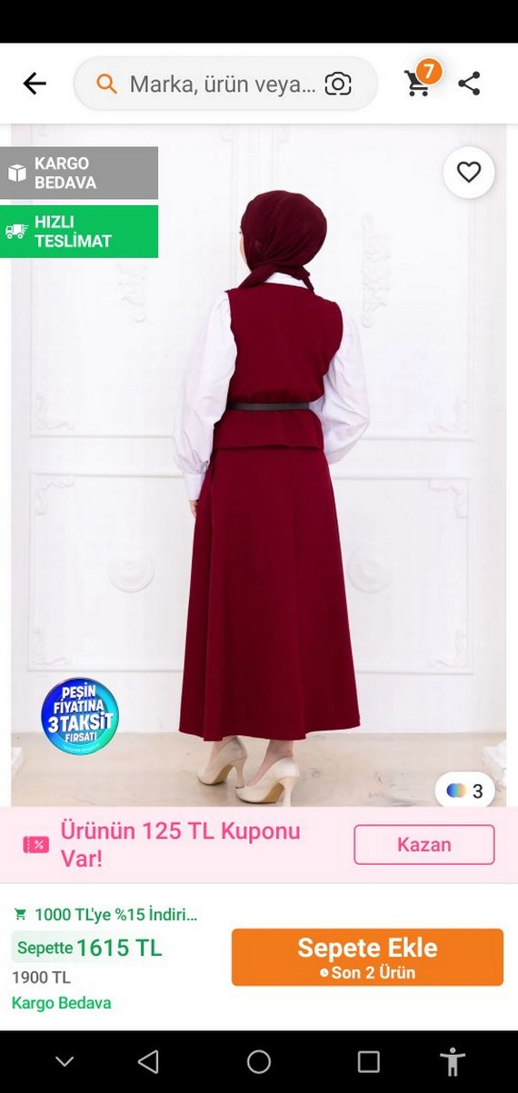 Tesettür takım - Görsel 2