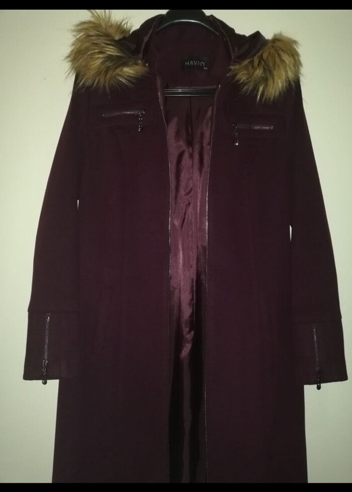 Tam boy kaşe kaban - Görsel 2