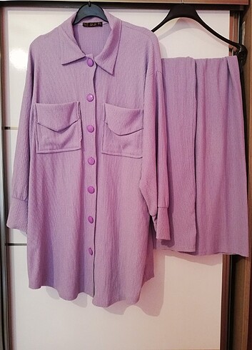 Tesettür pantolonlu takım - Görsel 2