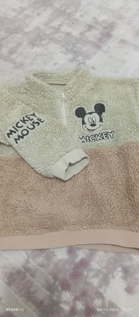 Çocuk Kapüşonlu Peluş Sweatshirt - Görsel 3