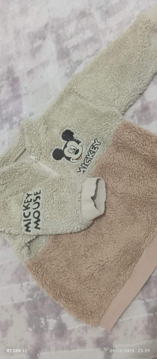 Çocuk Kapüşonlu Peluş Sweatshirt - Görsel 2