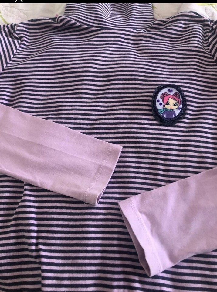 Mor Çizgili Balıkçı Yaka Kazak - Görsel 3