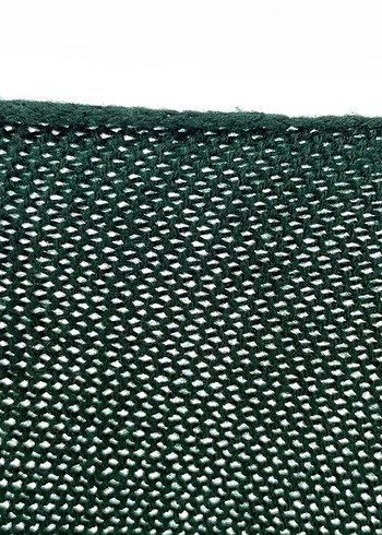 Kadın Koyu Yeşil Yün Salaş Kazak - Görsel 4