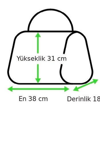 Bordo Süet Kemer Detaylı Kadın Çanta - Görsel 4