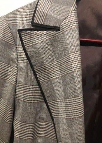 Accort Marka Kadın Kahverengi Düğmeli Blazer Ceket XL - Görsel 2