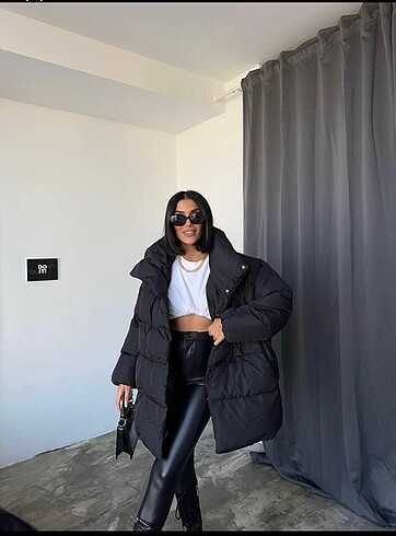 Bershka Şişme Mont L Beden