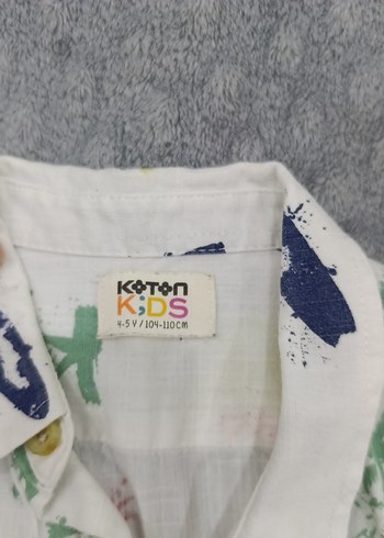 Erkek Çocuk Çok Renkli Kısa Kollu Gömlek - Görsel 3