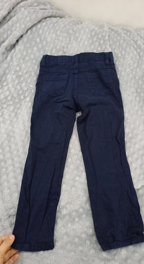 Erkek Çocuk Lacivert Regular kanvas pantolon - Görsel 3