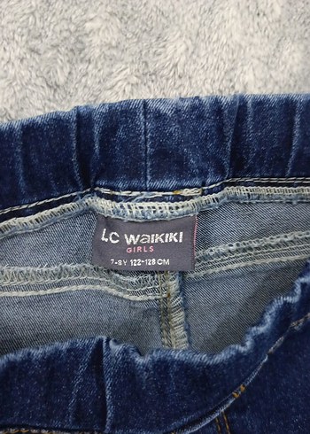 Kız Çocuk Elastik Bel Denim Pantolon - Görsel 2