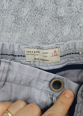 Gri Basic Pamuklu Mini Şort - Görsel 3