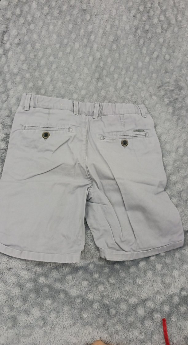 Gri Basic Pamuklu Mini Şort - Görsel 4