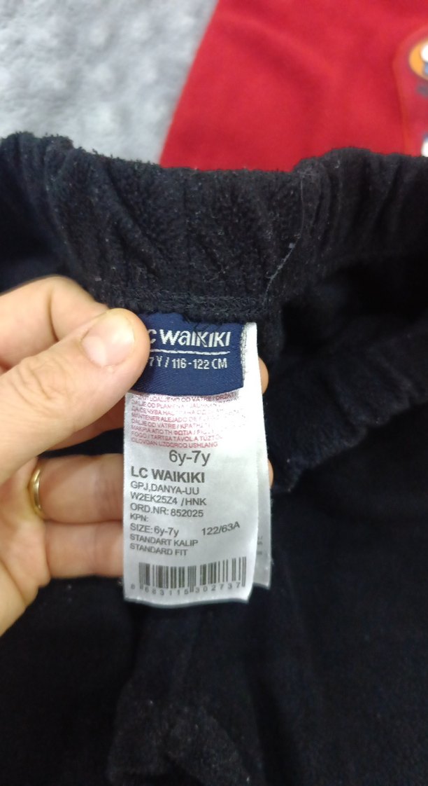 Kırmızı Uzun Kollu Erkek Pijama Takımı Velcro - Görsel 3