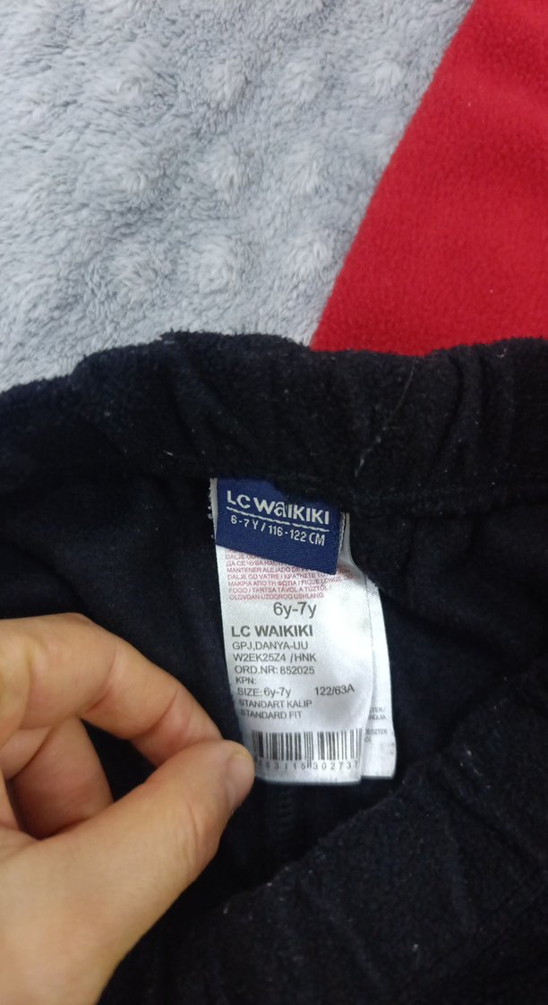 Kırmızı Uzun Kollu Erkek Pijama Takımı Velcro - Görsel 4