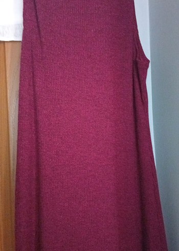 Bordo Uzun Kollu Yün Kadın Hırka - Görsel 3