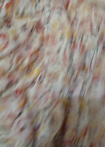 Desenli şifon elbise - Görsel 4