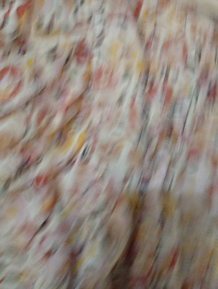 Desenli şifon elbise - Görsel 4