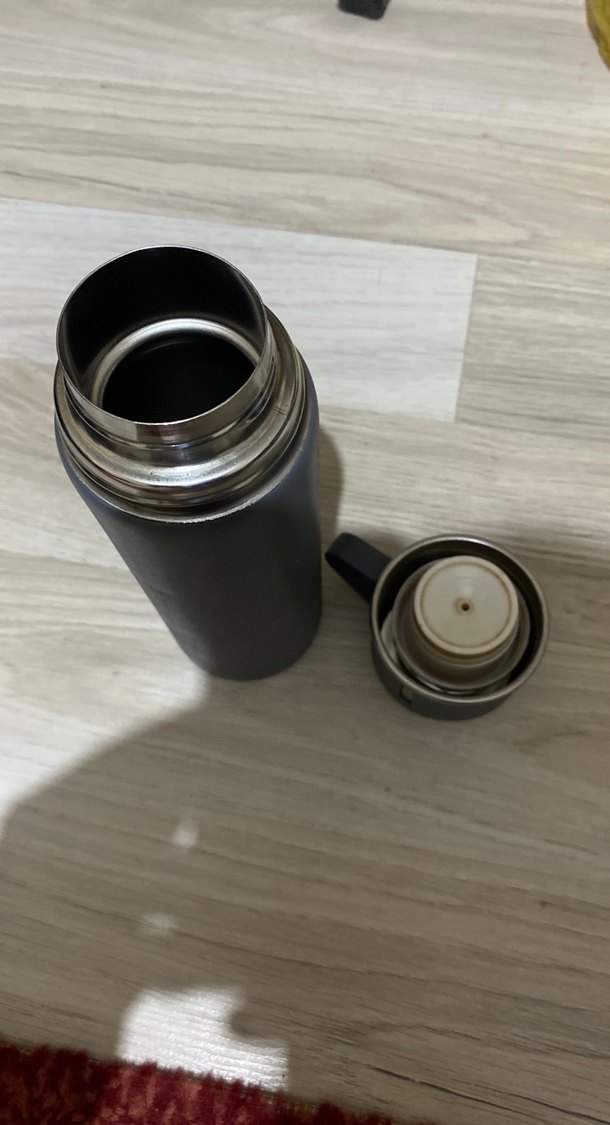 Gri Çocuk Termos Şişesi - Görsel 4