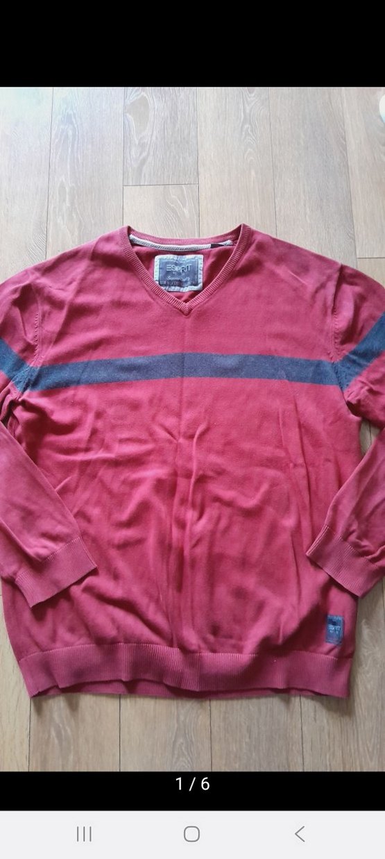 Bordo Esprit Erkek Yaka Rozeti - Görsel 2