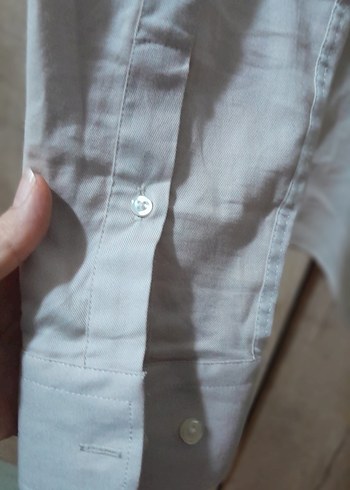 ALTINYILDIZ Bej Pamuklu Uzun Kollu Erkek Gömlek - Görsel 3