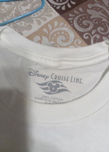 Walt Disney World Beyaz Pamuklu Baskılı Hamile Tişörtü