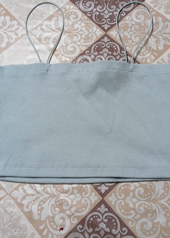 Bej Kadın Mini Crop Top