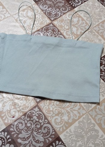 Diğer Bej Kadın Mini Crop Top