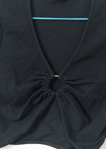 Kızlar İçin Siyah Uzun Kollu Bolero - Görsel 3