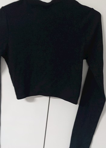 Kızlar İçin Siyah Uzun Kollu Bolero - Görsel 4