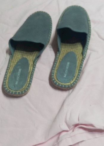 kadın Bohem Minimalist Terliği Gri - Görsel 2