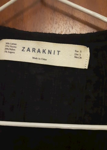 Zara Knit Siyah Triko Kazak