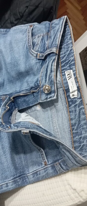 34 Beden mavi Renk Zara pantolon 